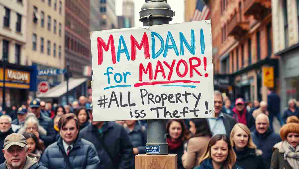 Mamdani Campign Signs NYC () November New York City