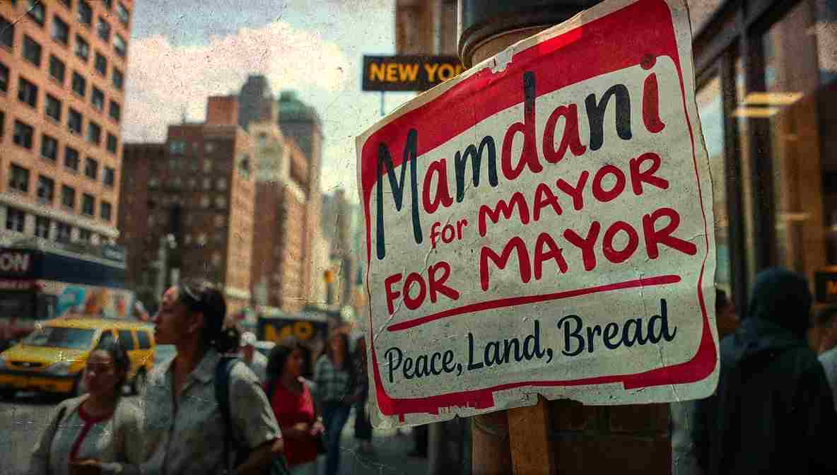 Mamdani Campign Signs NYC () New York City