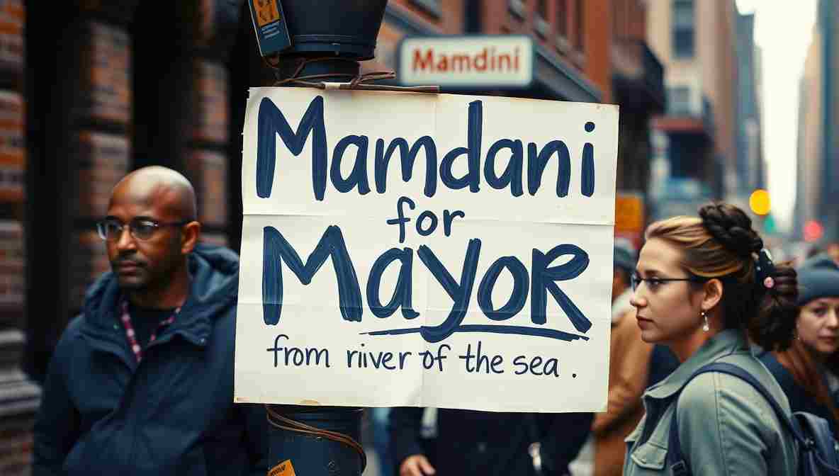 Mamdani Campign Signs NYC () November New York City