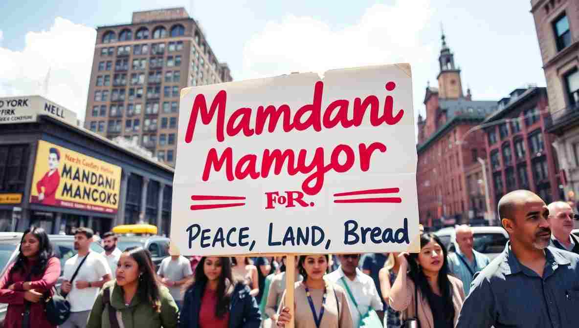 Mamdani Campign Signs NYC () November New York City