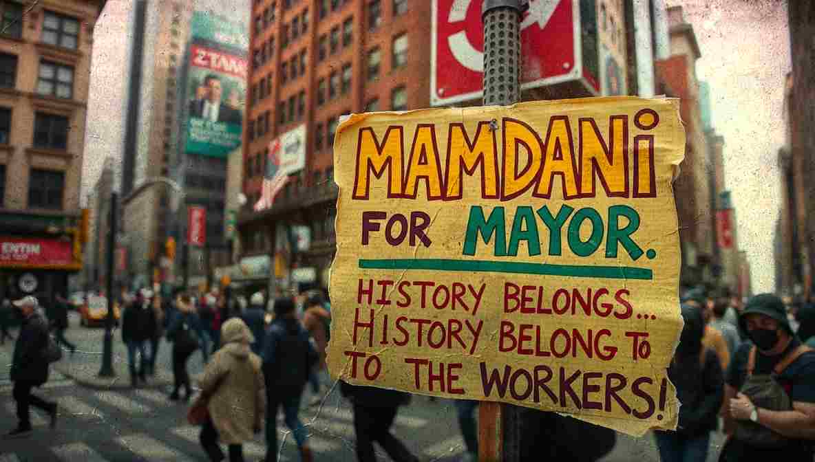 Mamdani Campign Signs NYC () New York City