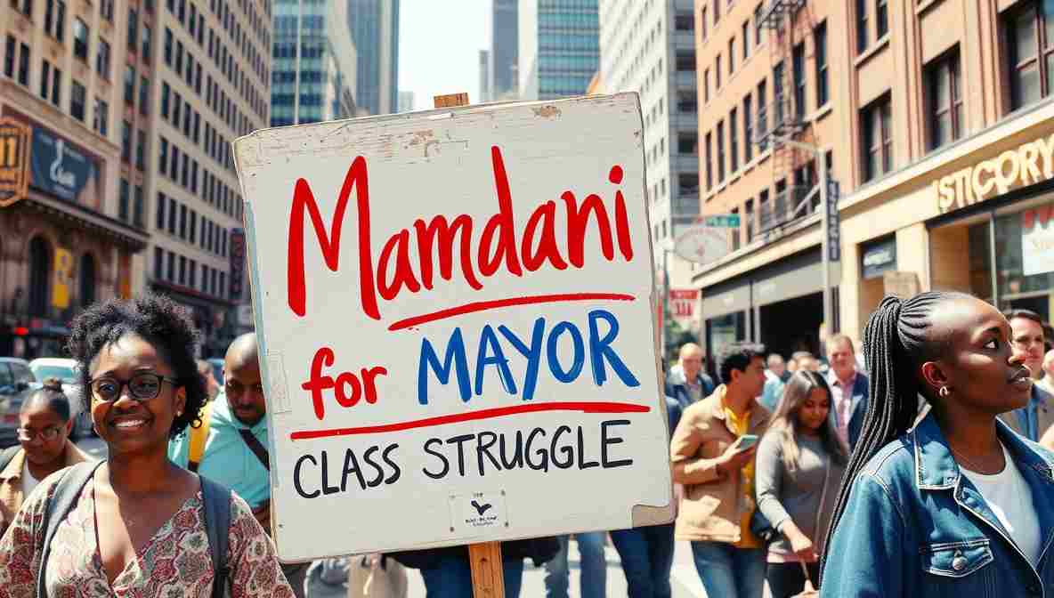 Mamdani Campign Signs NYC () November New York City