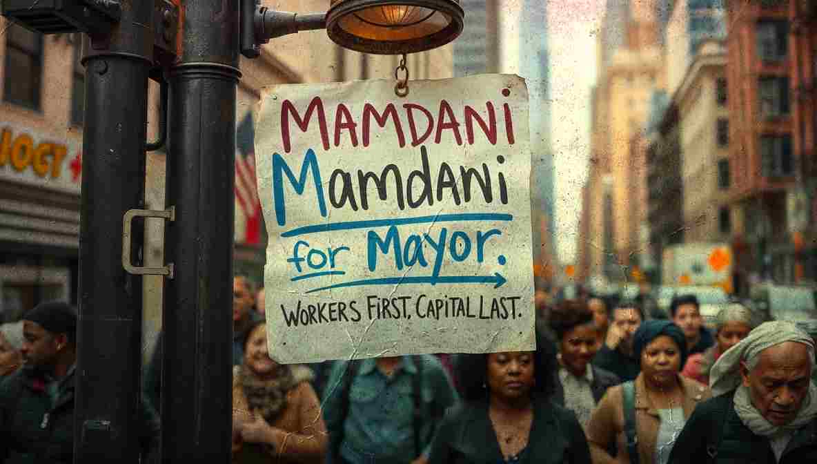 Mamdani Campign Signs NYC () New York City