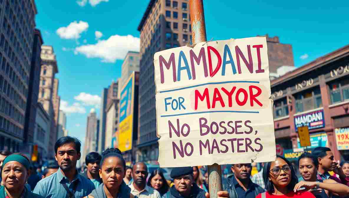 Mamdani Campign Signs NYC () November New York City