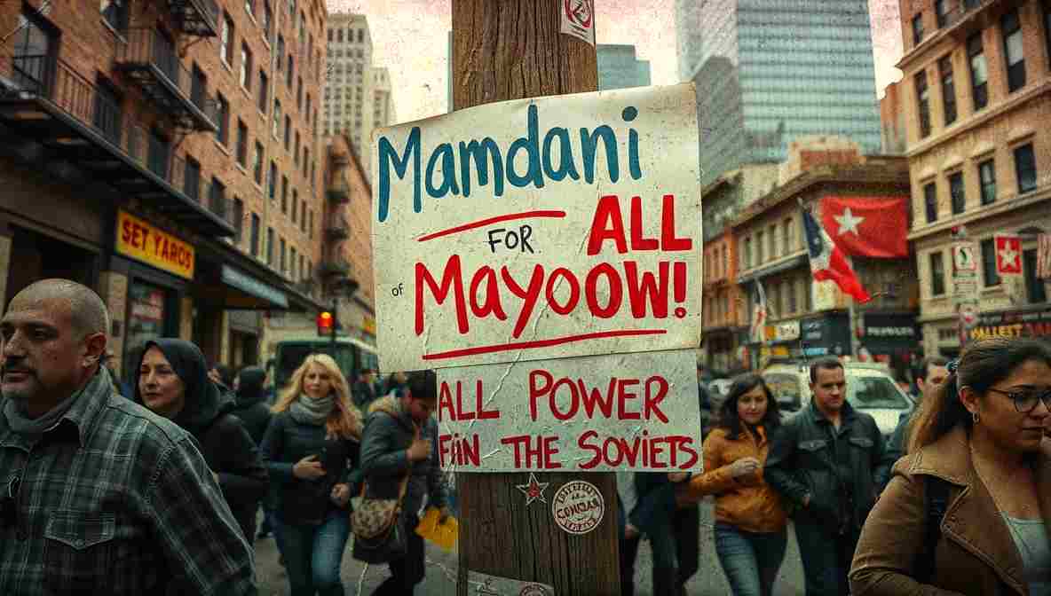 Mamdani Campign Signs NYC () New York City