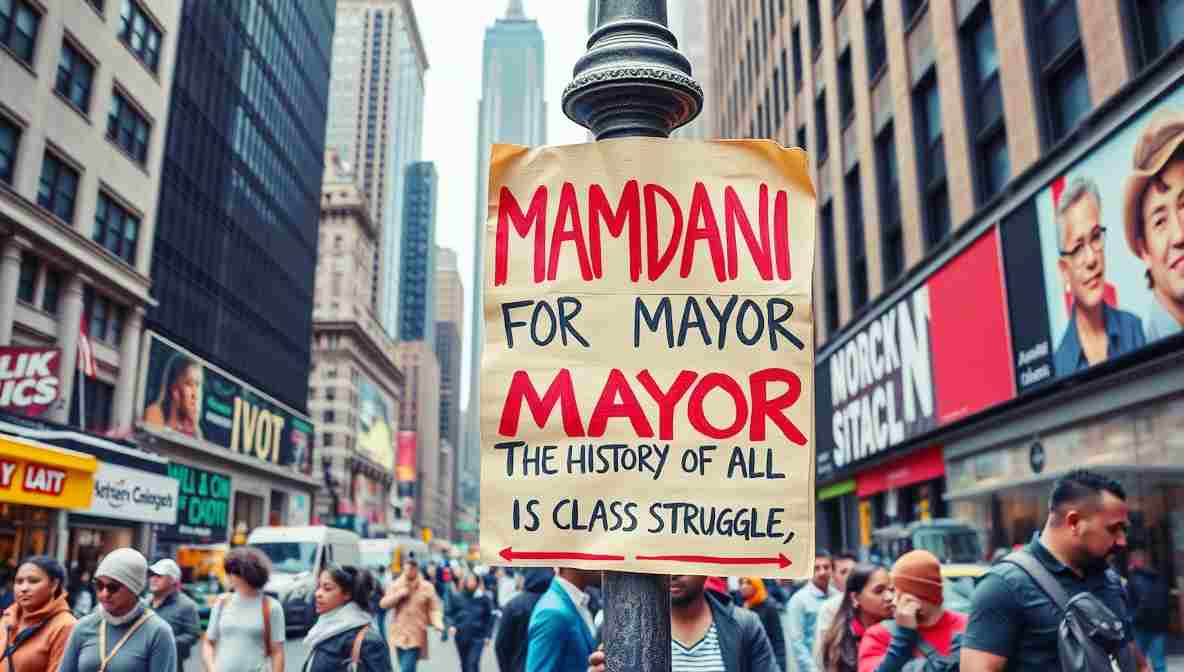 Mamdani Campign Signs NYC () November New York City